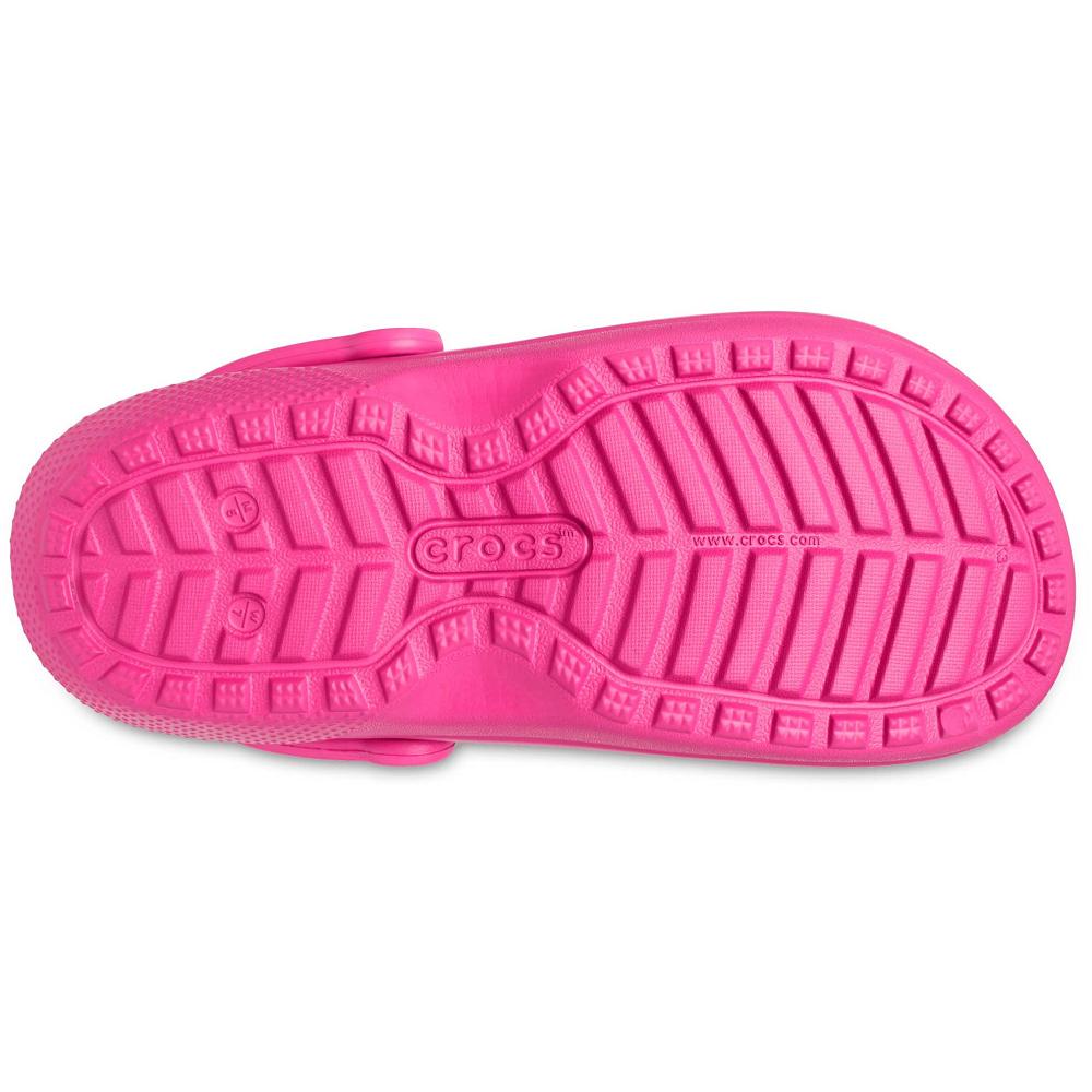 Pink Men's Crocs Classic Lined Clog Shoes | NZ 0667JPQJ